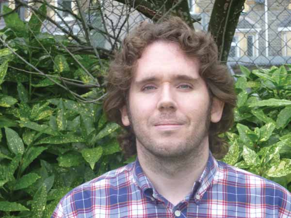 RED POET: Costa Book Awards winner Jonathan Edwards