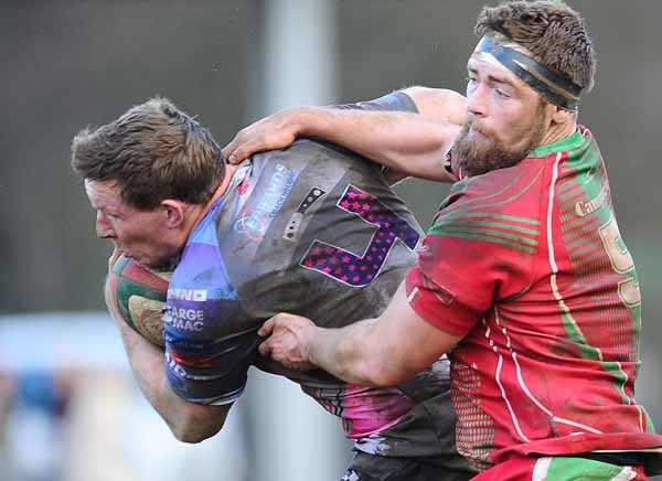 OVERPOWERED: Pontypridd were to strong for Bedwas. Picture: www.tallboyimages.co.uk