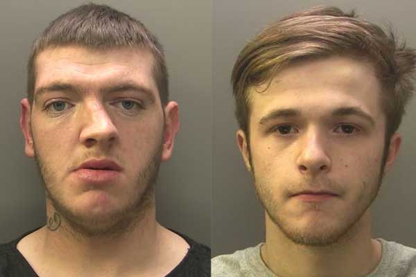 David Andrew, 21, (left) and James Price, 16, attempted to hold up Graig-y-Rhacca post office with an imitation gun