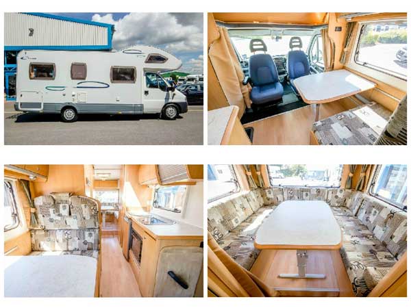The motorhome that was stolen from outside a property in Penyrheol