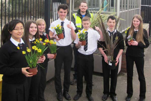  Newbridge School pupils have taken part in the Big Spring Clean 2015