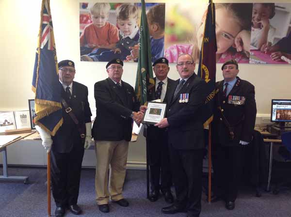 REMEMBERED: The books are presented at Blackwood Library