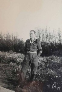Mr Wintle serving as a 24-year-old