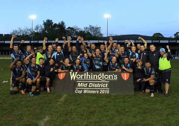 WINNERS AGAIN: Bargoed RFC celebrate another trophy win
