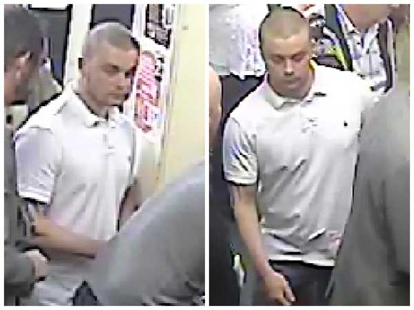 Police would like to speak to this man in connection with an assault at Caerphilly Social Club