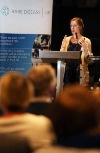 CAMPAIGNER: Rachael Humphries at a Rare Disease event