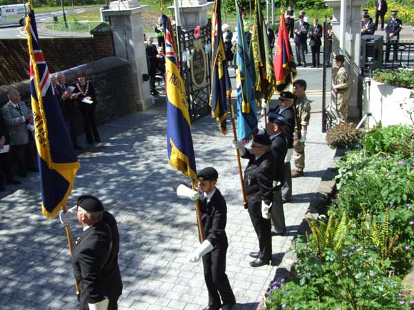Guests turned out on Sunday  June 7 to attend a special re-dedication event for Aberbargoed Cenotaph