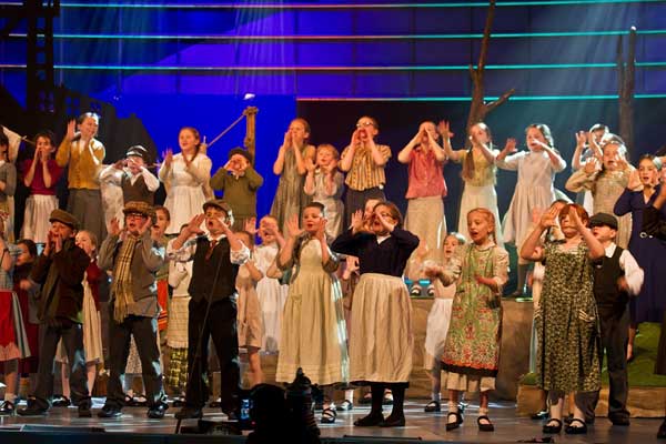 YOUNG TALENT: Young people perform at Europe's biggest youth festival