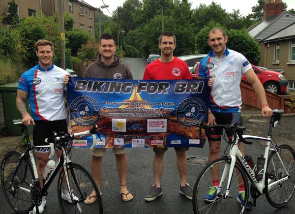 TOUR DO FORCE: (Left to right) David Games, Lloyd Davies, Gavin Short and Gareth Short
