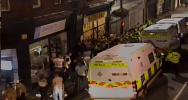 BUSTED: Police raid the Vanilla Bar on High Street in Blackwood