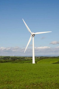 CASH GENERATOR: A wind turbine similar to this could soon be a sight in Senghenydd