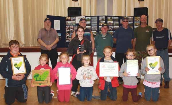 HORTICULTURAL: Volunteers at Taraggan Gardens with some recent awards for thier work