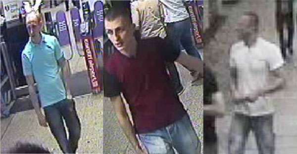 Police wish to speak to these three men in relation to the assault