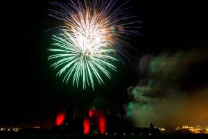 Fireworks Caerphilly Castle