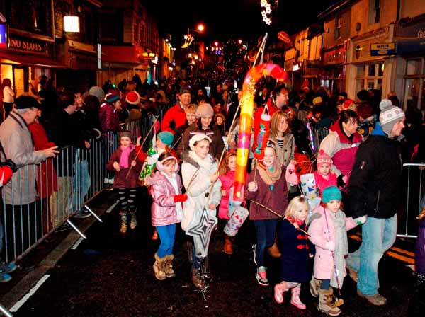 LIGHT UP: hundreds took part in last year’s River of Light Parade