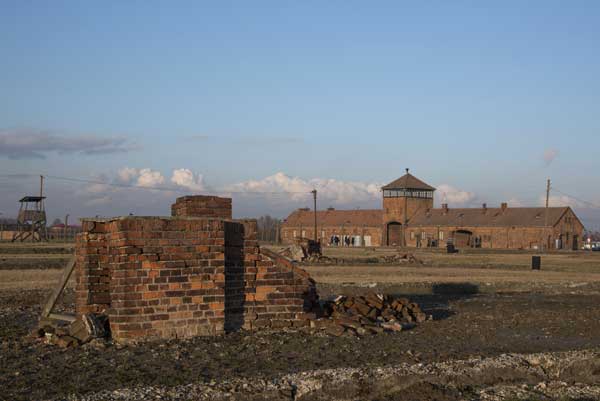 REMEMBERED: The Auschwitz-Birkenau camp where hundreds of thousands of people were killed. Pictures by Holocaust Educational Trust