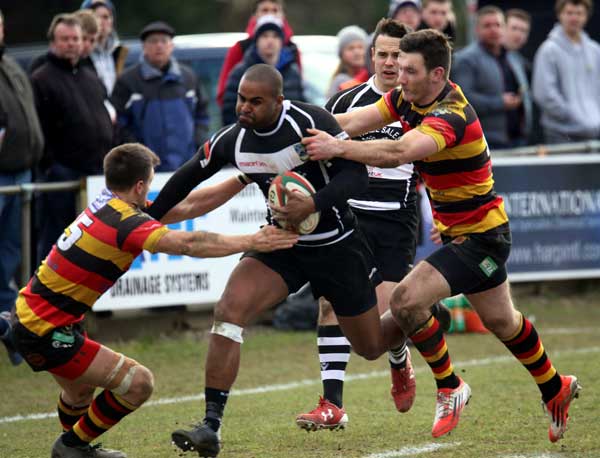 Aled Brew bursts through for Bedwas