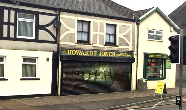 SEIZED: The disused shop on Merchant Street, Pontlottyn,where a large amount of cannabis plants were confiscated. Former proprietor Howard Jones no longer has any association with the building