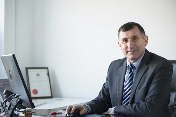 NUMBER CRUNCHER: Accountant Karl Stephens