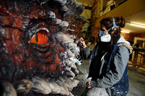The dragon was created by Cardiff-based company Wild Creations