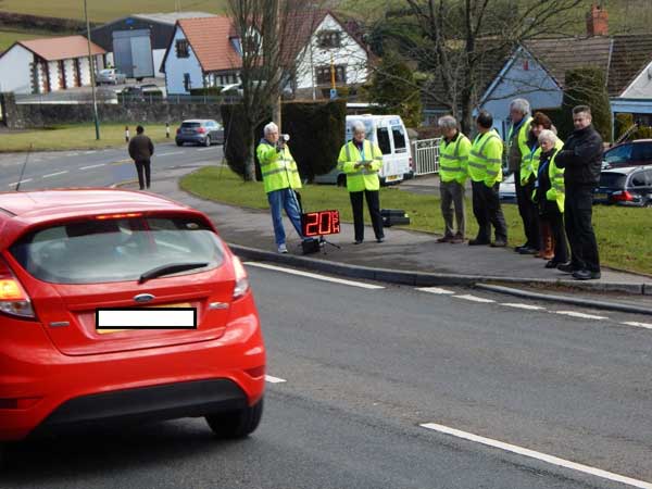 CRACKDOWN: The Community of Aberbeeg is now one of 18 designated Community Speedwatch initiatives set up in Gwent