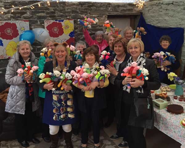Members of the Inner Wheel Club of Machen