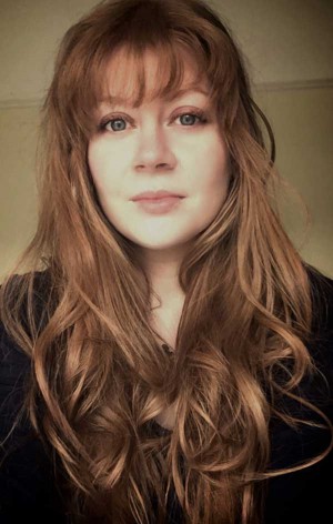 BEFORE: Rebecca Gingell with her long hair