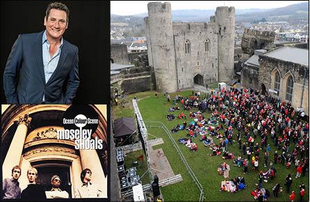 Caerphilly Castle hosted a live screening of Wales vs England in March and will welcome Ocean Colour Scene and Tony Hadley in September