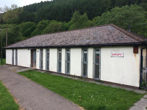 The surgery in Llanbradach that will hopefully be turned into a health and wellbeing centre for the community