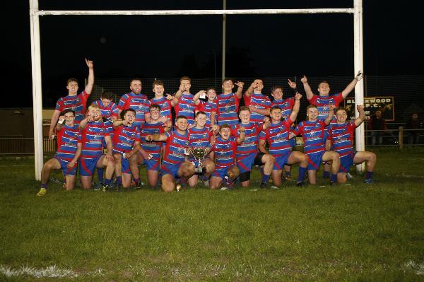 CUP WINNERS: Senghenydd Youth celebrated the league and cup double with a 16-13 victory