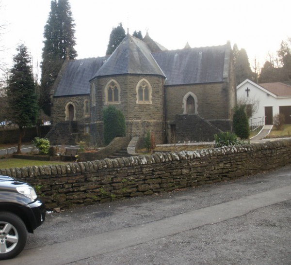 St Margaret's Church in Blackwood had £10,000 worth of damage caused to it by would-be thieves. Picture by Jaggery