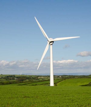 CASH GENERATOR: A wind turbine similar to this could soon be a sight in Senghenydd