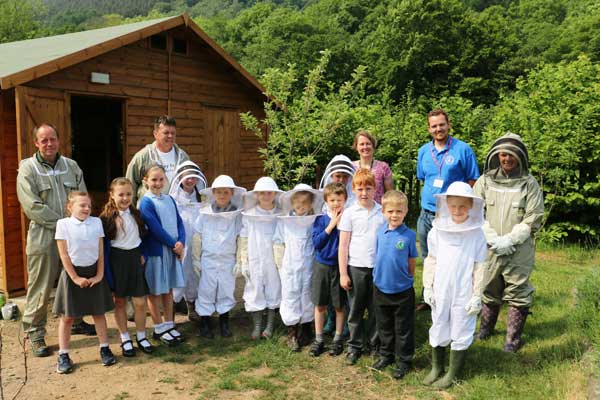 BUZZ: The beekeeping project has been supported by the likes of Keep Wales Tidy and Caerphilly County Borough Council