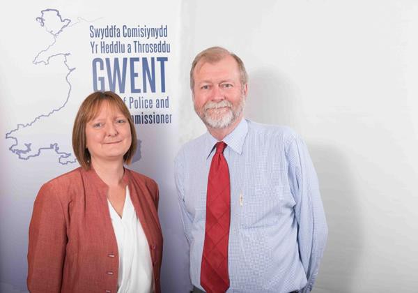 Eleri Thomas and Jeff Cuthbert