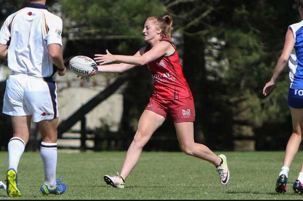 Rhiannon Wade helped Wales Women reach the final of the European Touch Rugby Championship