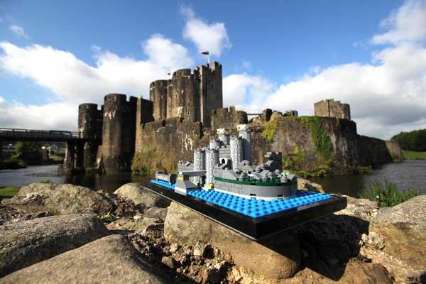 The Caerphilly Castle model needs 10,000 public supporters to be considered for production