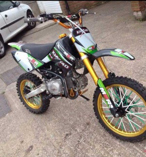 Police are searching for information after this off-road bike was stolen