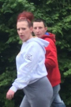 Police would like to identify these two people in connection with the theft of a bus radio