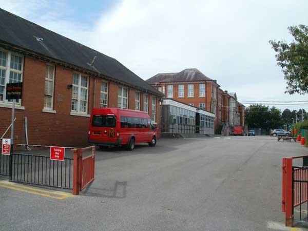 St Martin's School, Caerphilly, is investigating claims of bullying and a death threat aimed at one pupil. Photo by Jaggery.