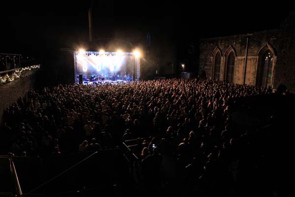 Thousands enjoyed live music at Caerphilly Castle