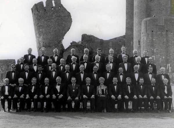 Caerphilly Male Voice Choir through the years. Photos kindly provided by John Morgan