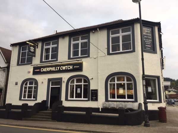The Irish Tymes pub in Caerphilly town has been rebranded as the Caerphilly Cwtch