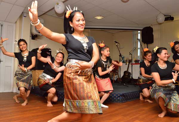 THAI-DY: The fundraising night at Penallta Rugby Club mixed cultures from Britain and Thailand