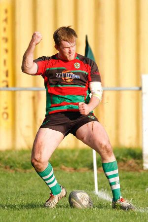 STAR MAN: Outside-half Matthew Hurley