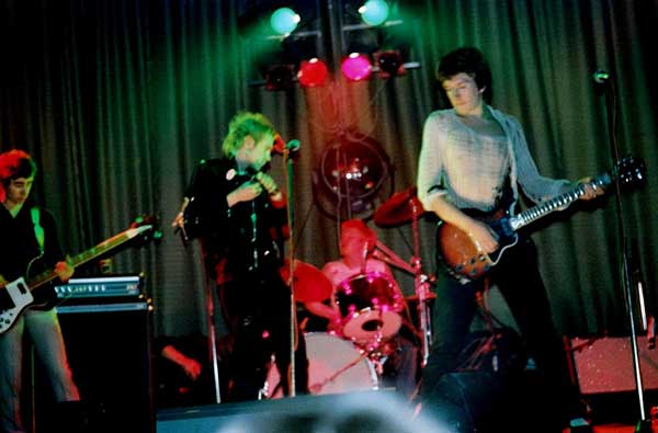 ANARCHY: The Sex Pistols at the Castle Cinema, Caerphilly, in 1976. Photo by David Smitham