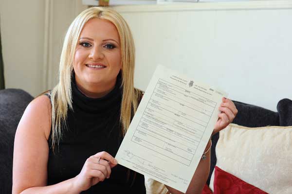 RELIEF: Natalie Preece has won her two-year battle to get partner Michaelee Emmett's name on their daughter's birth certificate
