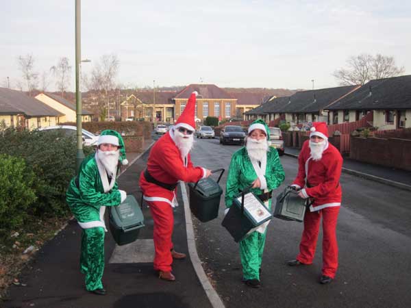Waste collection services are not scheduled to change over Christmas
