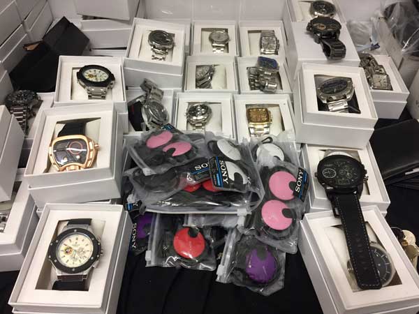 Over £1 million worth of counterfeit goods have been seized by local authorities