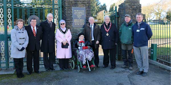 Morgan Jones is remembered at Bargoed Park