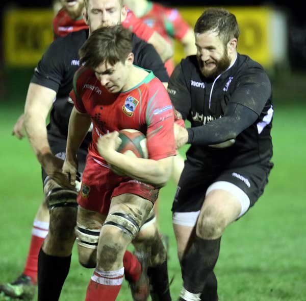 JUST SHORT: Cross Keys' victory against Bedwas leaves the Blues needing to win their final Fosters Challenge Cup match